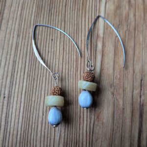 Boucles d'oreilles entre ciel et terre