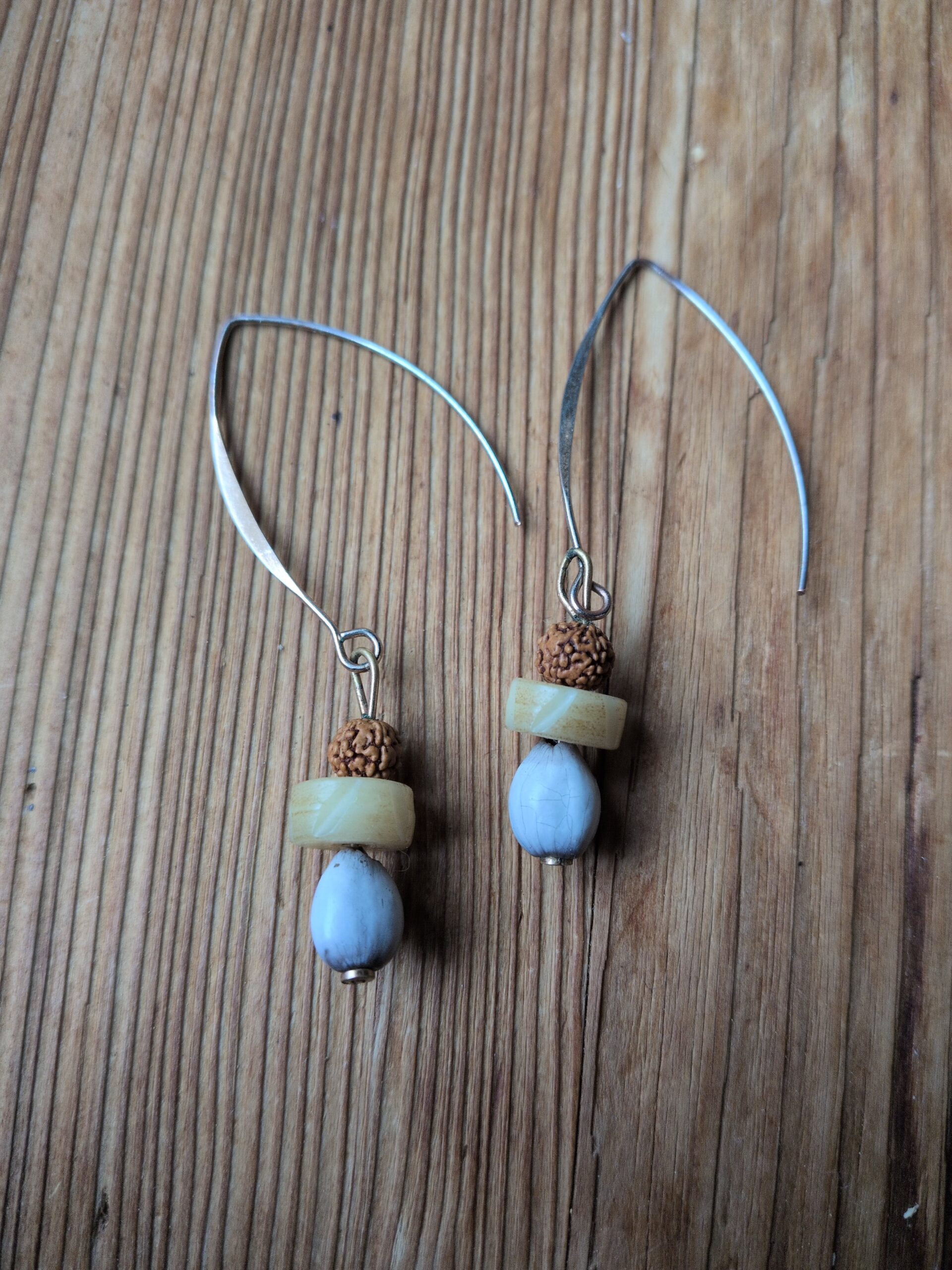 Boucles d'oreilles entre ciel et terre