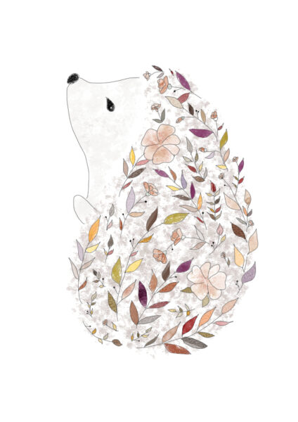 Hérisson aquarelle - Gelada